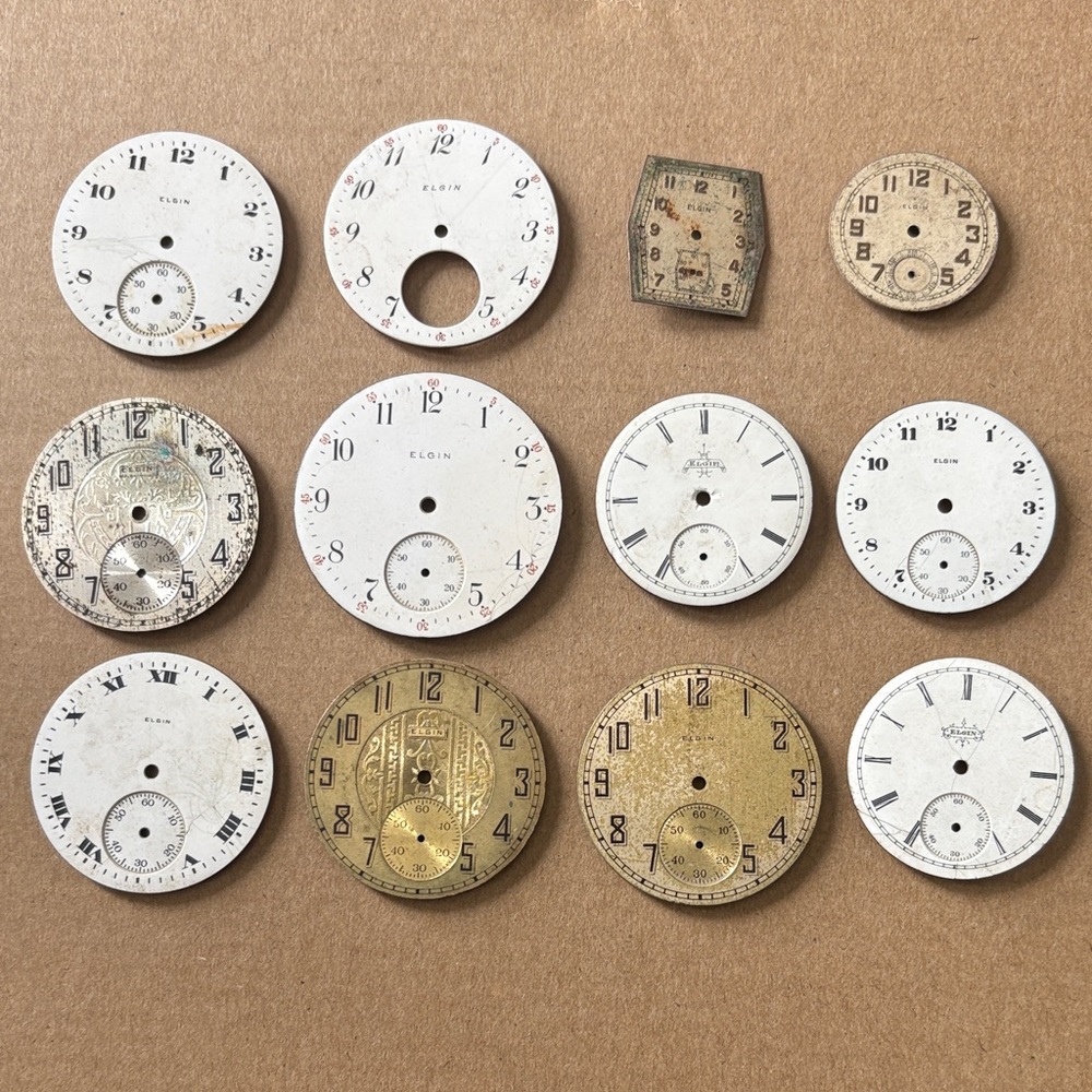 Vintage pocket Watch Faces Collection